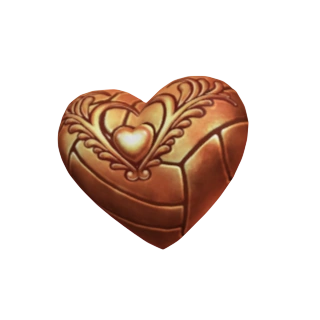 Bronze Heart Ball